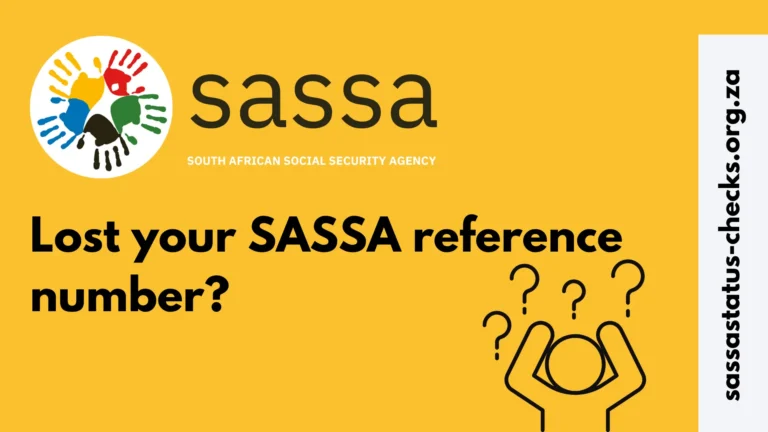 I Lost My SASSA Reference Number